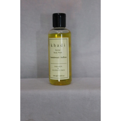 Khadi Natural Herbs Sandalwood-Saffron Herbal Body Wash